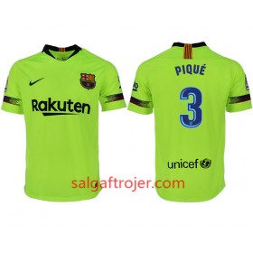 FC Barcelona Fodboldtrøjer PIQUE 3 Udebanesæt 2018/19 Kort ærmer